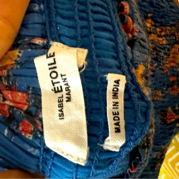 Isabel Marant Étoile Blue & Red Floral Mini Skirt FR 34/ US XS - Picture 3 of 4